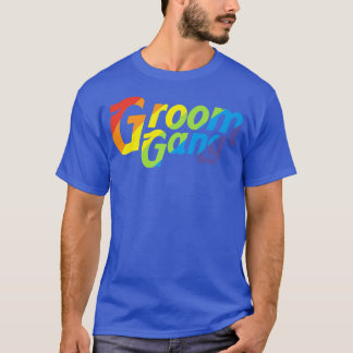 メンズLGBT結婚のゲイ結婚相手ギャングTシャツ Tシャツ