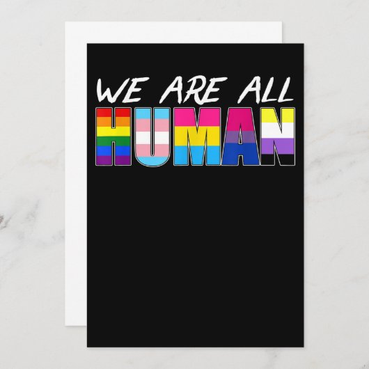 メンズLGBT絵を描（ばちゃばちゃ）跳ねるゲイベア 招待状 (正面/裏面)