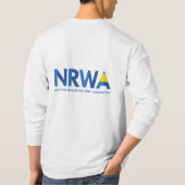 メンズNRWA長袖Tシャツ Tシャツ (裏面)