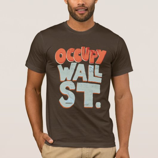 メンズOCCUPY Bella CanvasショートスリーブTシャツ Tシャツ (正面)