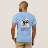 メンズOllieおよびGertieのTシャツ Tシャツ (裏面フル)