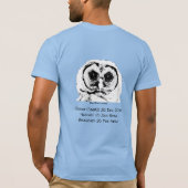メンズOllieおよびGertieのTシャツ Tシャツ (裏面)