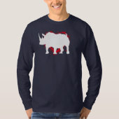 メンズRhinoロングスリーブTシャツ Tシャツ (正面)