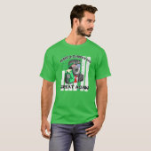 メンズSt patricks dayビール飲料米国国旗D Tシャツ (正面フル)