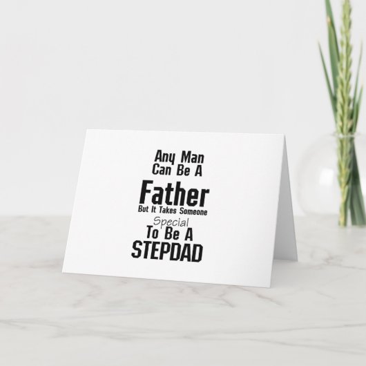 メンズStepdadのギフトのパパのStepdadの祖父 カード (正面)
