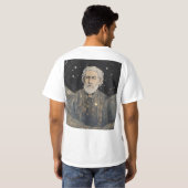 メンズTシャツのスケッチデザイン Tシャツ (裏面フル)