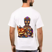 メンズTシャツハロウィンコスチューム Tシャツ (裏面)