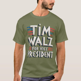 メンズTシャツ副社長のTIM WALZ Tシャツ