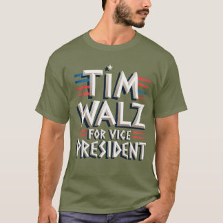 メンズTシャツ副社長のTIM WALZ Tシャツ