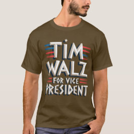 メンズTシャツ副社長のTIM WALZ Tシャツ