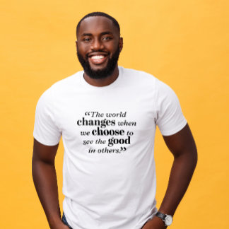 メンズTシャツ感動的引用文 Tシャツ