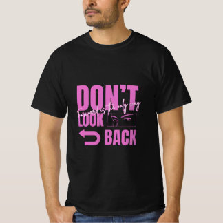 メンズTシャツ振り返るな Tシャツ
