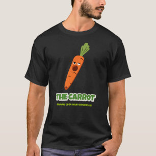 メンズTシャツ黒「にんじん」おもしろい引用文 Tシャツ