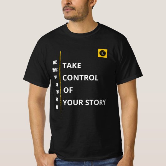 メンズTシャツ - エンパワメントバイブ Tシャツ (正面)