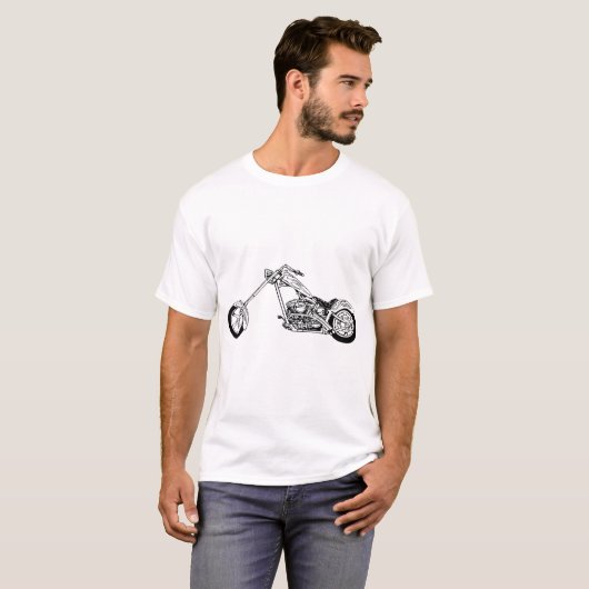 メンズTシャツ – バイク Tシャツ (正面フル)
