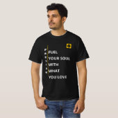 メンズTシャツ - パッション＋バイブ Tシャツ (正面フル)