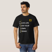 メンズTシャツ - フリーダムバイブ Tシャツ (正面フル)