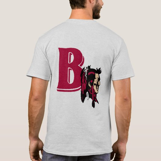 メンズTシャツ：ブラブズのロゴ表裏(20102) Tシャツ (裏面)