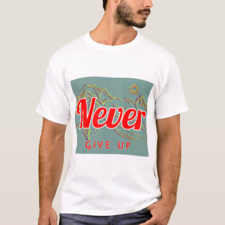 メンズTシャツ – 与え Never Up Tシャツ