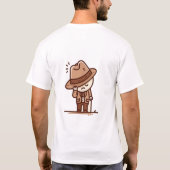 メンズTシャツ 夏の休暇 Tシャツ (裏面)