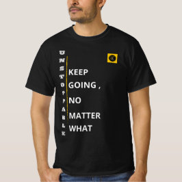 メンズTシャツ - 止まらないポジティブ Tシャツ
