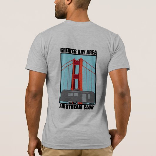 メンズTシャツ、背中に大きなロゴ Tシャツ (裏面)