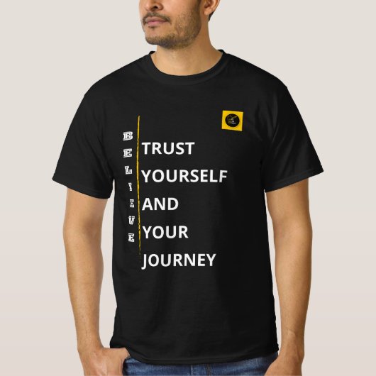 メンズTシャツ - Believe Vibe Tシャツ (正面)