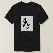 メンズTシャツ- Byronの詩歌主