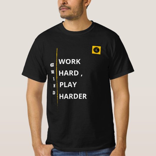 メンズTシャツ - Grind Vibe Tシャツ (正面)