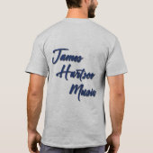 メンズTシャツ – James Hartsoe歌 Tシャツ (裏面)