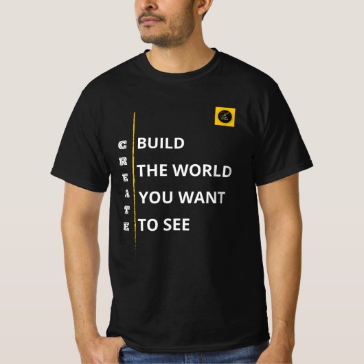 メンズTシャツ - Vibeを作ろう Tシャツ (正面)