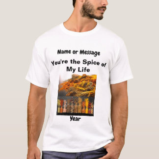 メンズTシャツ「You Spice Up My Life (Customizable)」 Tシャツ