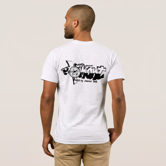 メンズWKSDA Tシャツ (裏面フル)