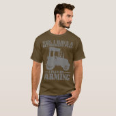 メンズYes私が計画している退職計画を持っている Tシャツ (正面フル)