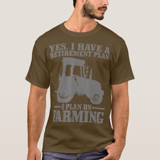 メンズYes私が計画している退職計画を持っている Tシャツ (正面)
