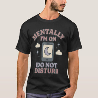 メンタルは取り込み中 - 楽しいメンタルヘルス Tシャツ