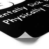 メンタルは病んでるけど体はセクシー メンタルヘルス ポスター (角)