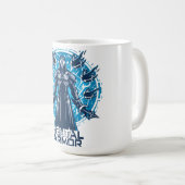 メンタルアーマー - フーディー戦士の姿 コーヒーマグカップ (正面右)