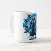 メンタルアーマー - フーディー戦士の姿 コーヒーマグカップ (正面左)
