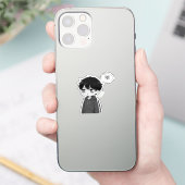 メンタルオフラインのちび少年 シール (スマートフォン)