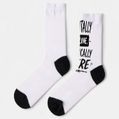 メンタルオフライン内向的Tシャツ ソックス (左)