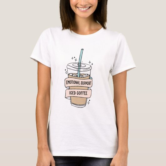 メンタルサポート アイスコーヒー Tシャツ (正面)