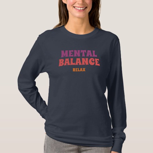 メンタルバランスリラックス Tシャツ (正面)