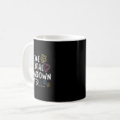 「メンタルブレイクダウン1回経て…」面白Tシャツ コーヒーマグカップ (正面左)