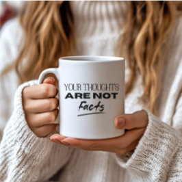 メンタルヘルスあなたの考えは事実OCDではない コーヒーマグカップ