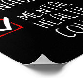 メンタルヘルスいけなカウンセラーのクリスマス・サン ポスター (角)