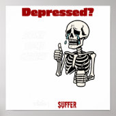 メンタルヘルスおもしろいポスター – ライトプリント ポスター (正面)