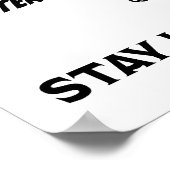 メンタルヘルスおもしろいポスター – Darkプリント ポスター (角)