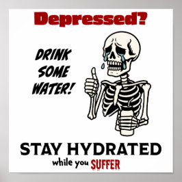 メンタルヘルスおもしろいポスター – Darkプリント ポスター