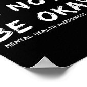 メンタルヘルスに問題はない ポスター (角)